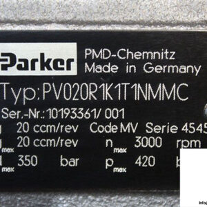 parker-pv020r1k1t1nmmc-axial-piston-variable-pump-2