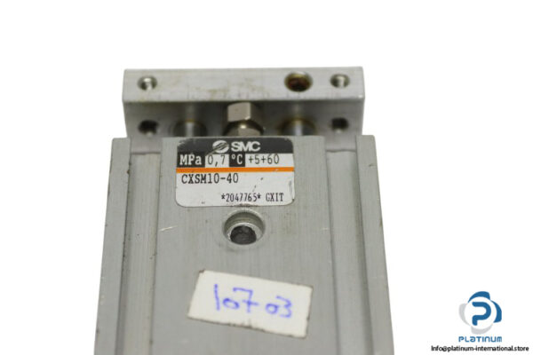 smc-CXSM10-40-dual-rod-guided-cylinder-(Used)-1