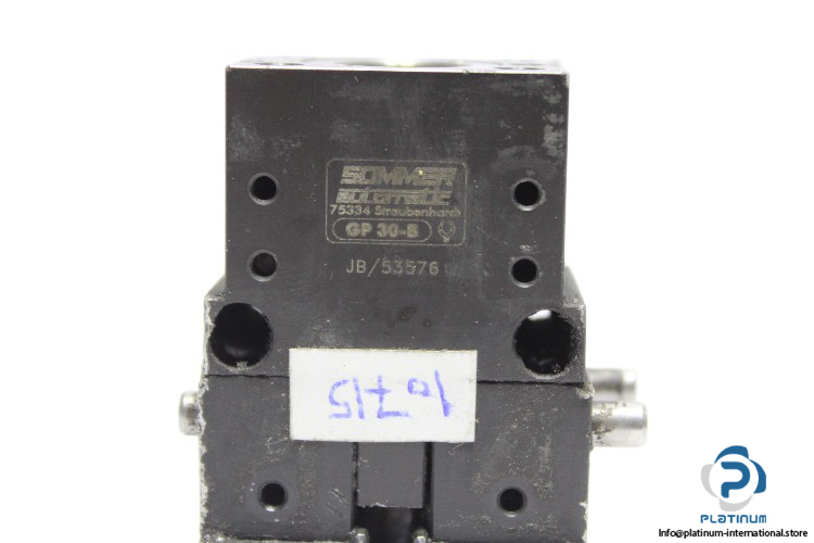 sommer gp 30 b jb/53576 2 jaw parallel gripper sommer-GP30-B-JB_53576-2-Jaw-parallel-gripper-(Used)-1