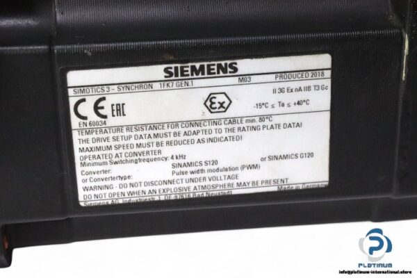 siemens-1FK7034-5AY81-1YY3-Z-S70-servo-motor-with-gear(used)-6