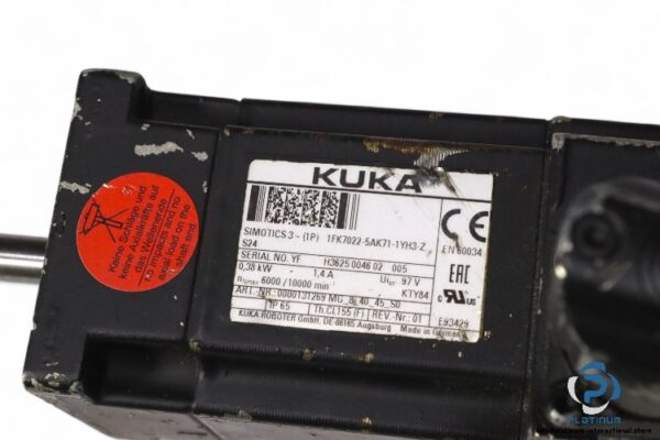kuka-1FK7022-5AK71-1YH3-Z-servo-motor(used)-2