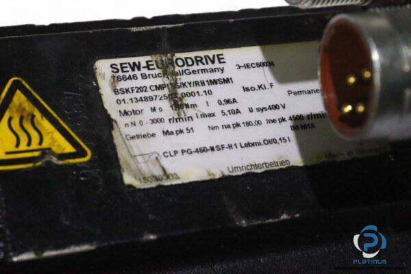 sew-bskf202-cmp50s-ky-rh1m-sm1-planetary-servo-gearmotor(used)-3