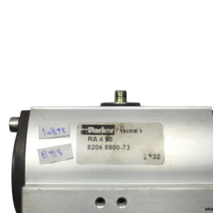 parker-RA490-pneumatic-rotary-rack-cylinder(used)-2