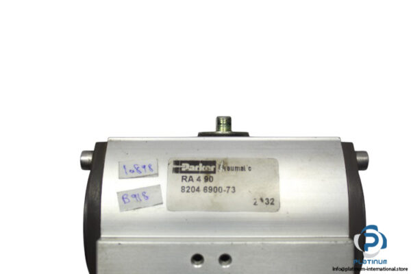 parker-RA490-pneumatic-rotary-rack-cylinder(used)-2