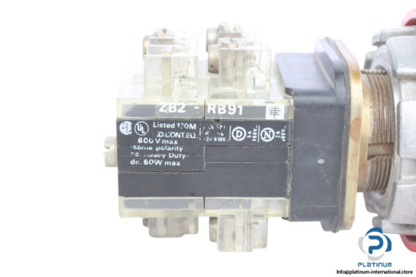 telemecanique-ZB2-RB91-control-button-contact-block-(used)-1