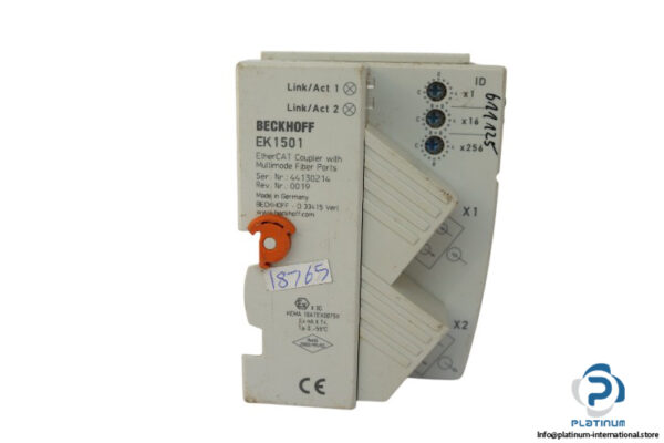 beckhoff-EK1501-ethercat-coupler-(used)-2