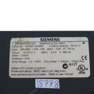 siemens-6SE6440-2UD21-5AA1-micromaster-420-(used)-2