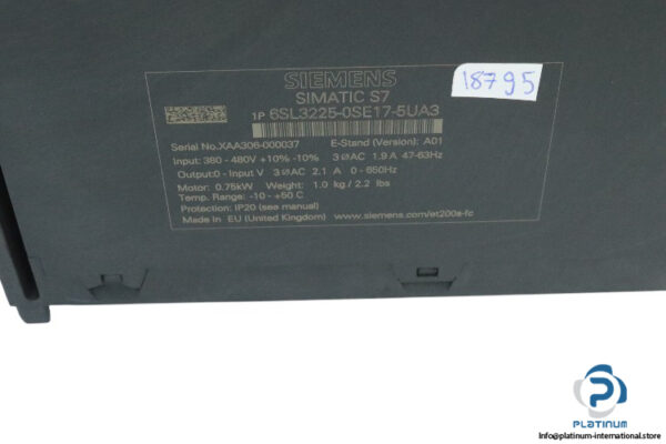 siemens-6SL3225-0SE17-5UA3-converter-(used)-3