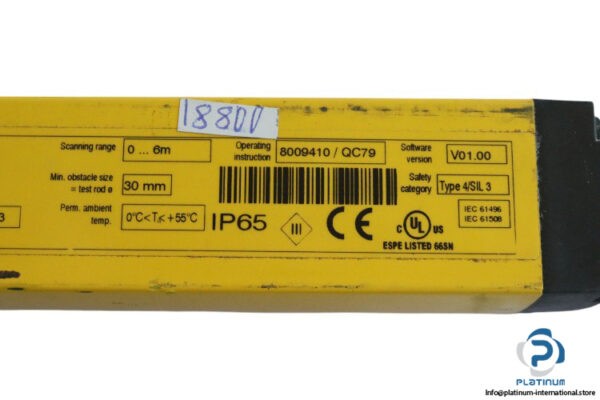 sick-C40S-0403AA310-safety-light-curtain-sender-(used)-5