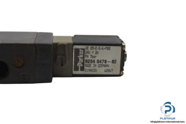 parker-P2L-AV511ES-single-solenoid-valve-(Used)-1
