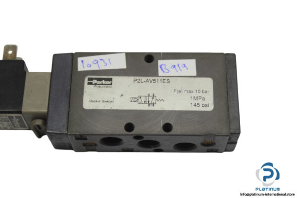 parker-P2L-AV511ES-single-solenoid-valve-(Used)-2
