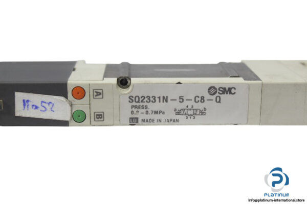 smc-SQ2331N-5-C8-Q-solenoid-valve-(Used)-2