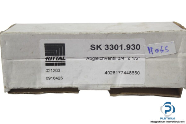 rittal-SK-3301.930-flow-regulator-valve-(New)-3