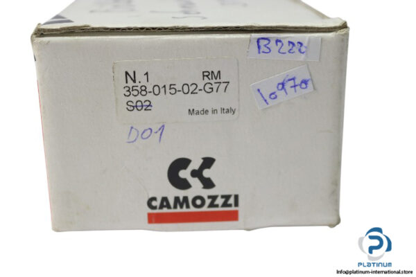 Camozzi-358-015-02-G77S02-single-solenoid-valve(new)-4