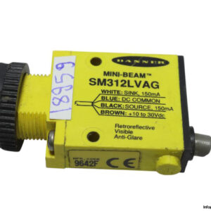 banner-SM312LVAG-mini-beam-photoelectric-sensor-(used)-2