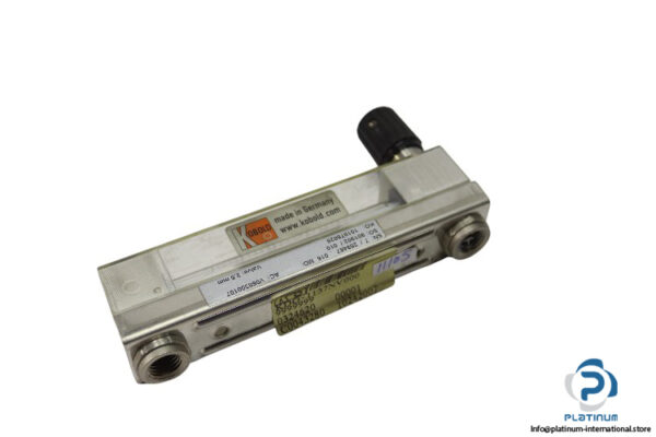 kobold-KDG-1137NV000-variable-area-flow-meter-(Used)