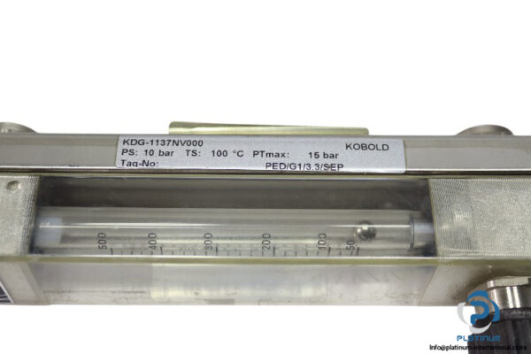 kobold-KDG-1137NV000-variable-area-flow-meter-(Used)-3