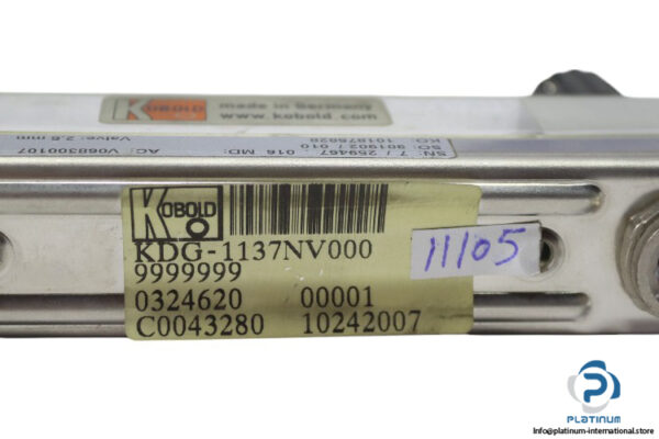 kobold-KDG-1137NV000-variable-area-flow-meter-(Used)-5