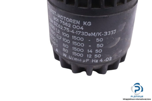 papst-motoren-SZ62.75-4-173DEM-K-3357-motor(used)-2
