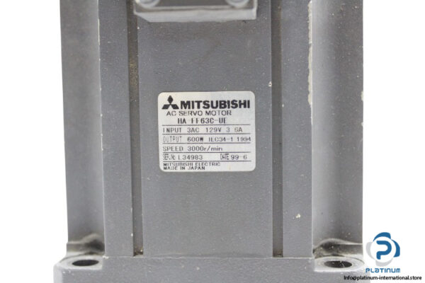 Mitsubishi-HA-FF63C-UE-ac-servo-motor(used)-2