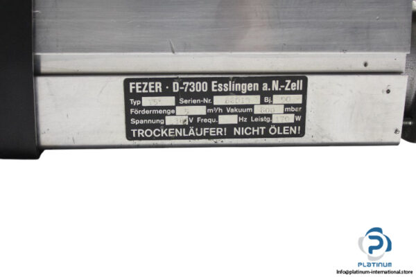 fezer-T5-vacuum-pump(used)-2