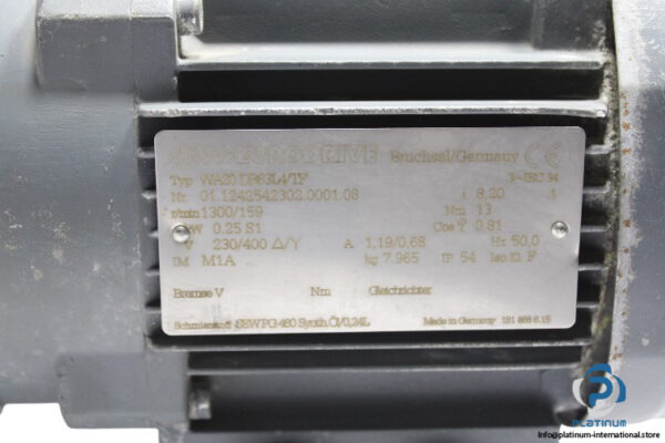 sew-WA20-DR63LA-TF-gear-motor(used)-2