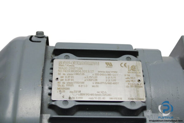 sew-WA20-DRS71S4-50.7419380604.0013.17-gear-motor(used)-2