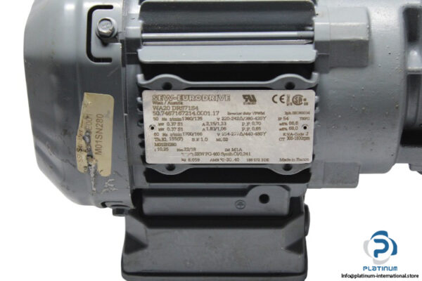 sew-WA20-DRS71S4-50.7467167214.0001.17-gear-motor(used)-2