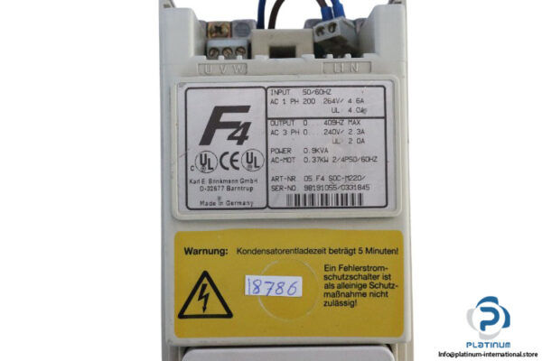 keb-05-F4-SOC-M220-inverter-drive-(used)-5