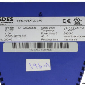 cedes-CIS3-EXT-2C-2NO-safety-extension-module-(used)-4
