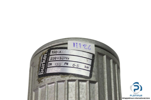 burkert-190-A-solenoid-valve-(Used)-1