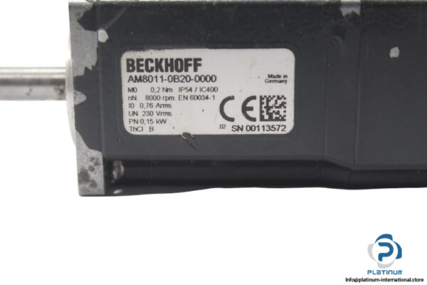 Beckhoff-AM8011-0B20-0000-servo-motor(used)-1
