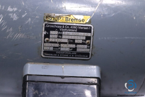 groschopp-DM100-80-E4-gear-motor(used)-1