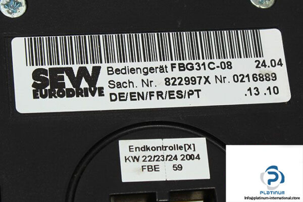 sew-fbg31c-08-operator-panel-3