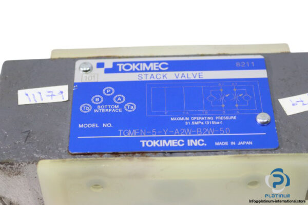 tokimec-TGMFN-5-Y-A2W-B2W-50-restrictor-valve-used-1