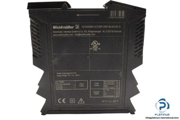 weidmuller-ACT20P-current-measuring-transducer-(used)-2
