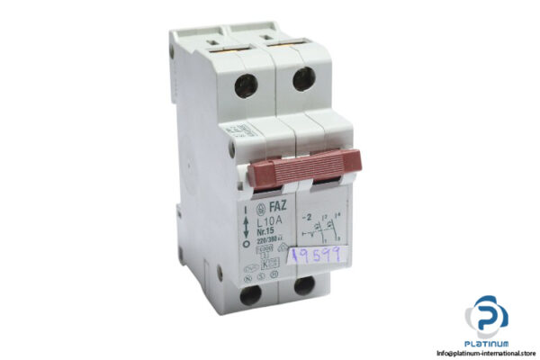 moeller-FAZ-L-10A-miniature-circuit-breaker-(used)