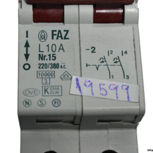 moeller-FAZ-L-10A-miniature-circuit-breaker-(used)-2