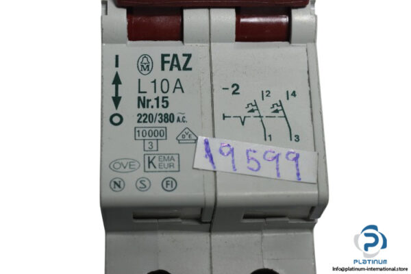 moeller-FAZ-L-10A-miniature-circuit-breaker-(used)-2