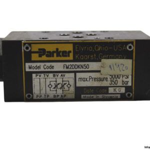 parker-FM2DDKN50-double-throttle-check-valve-(used)-1