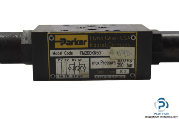 parker-FM2DDKN50-double-throttle-check-valve-(used)-1