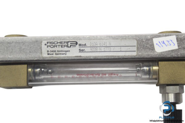 fischer-porter-D10A-6141-N-flow-meter-(used)-2