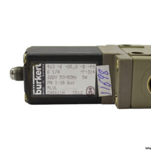 burkert-413-G-06.0-B-PA-G1_4-F-314-single-solenoid-valve-(Used)-1