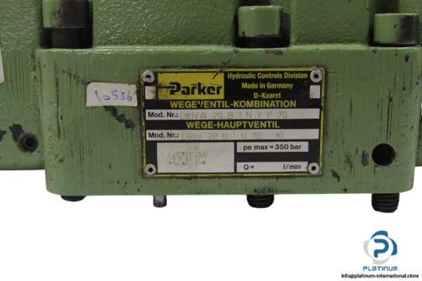 Parker-D81VW-20-B-1-N-Y-P-70-directional-control-valve(used)-2