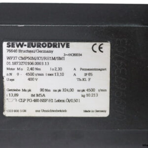 sew-WF37-CMP50M-KY-RH1M-SM1-01.1873270106.0003.13-servo-gearmotor(used)-2