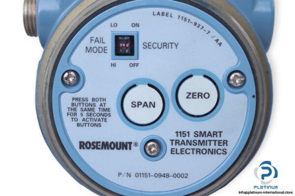 rosemount-1151-GP5S22S10-pressure-transmitter-(used)-2