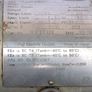 fuji-electric-FHCT35W1-AKAYY-differential-pressure-transmitter-(used)-3