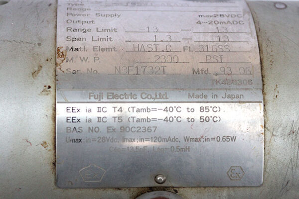 fuji-electric-FHCT35W1-AKAYY-differential-pressure-transmitter-(used)-3