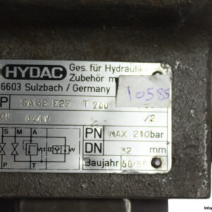 hydac-SA32-E27-T200-safety-and-shut-off-block-(used)-4