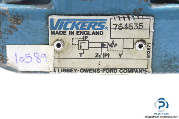 vickers-764535-pressure-relief-valve-pilot-operated-(used)-2